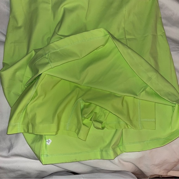 NWT Outdoor Voices One Shoulder Dress Lined Honeydew - Picture 3 of 4